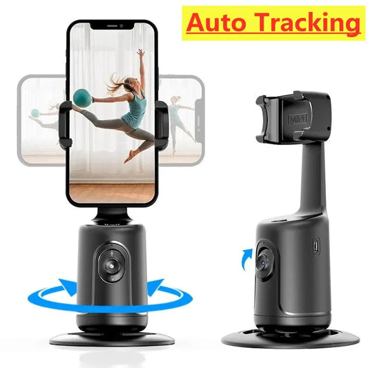 Capture Every Angle: AI-Powered 360 Auto Face Tracking Gimbal for Seamless Smartphone Video Stabilization