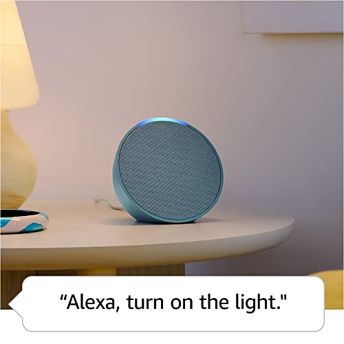 Amazon Echo Pop | Full sound compact smart speaker with Alexa | Lavender Bloom